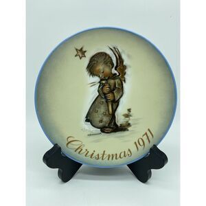 Berta HUMMEL Collector Series Christmas Plate 1971 Limited 1st. Edition - Schmid